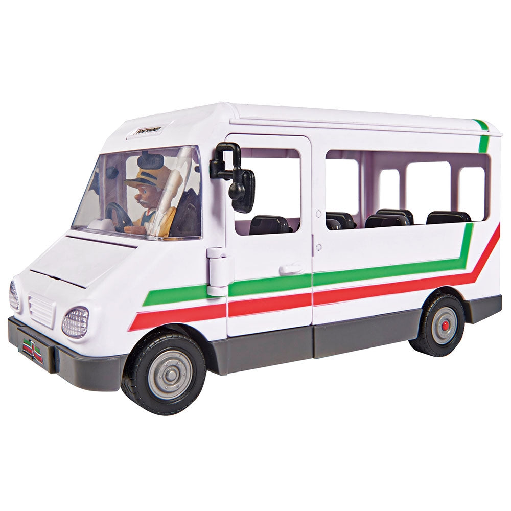 Autobuz Simba Fireman Sam Trevors Bus cu figurina si accesorii - gogobaby.ro