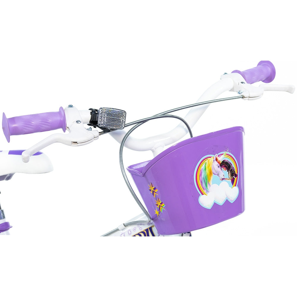 Bicicleta copii Dino Bikes 14' Unicorn Academy - gogobaby.ro