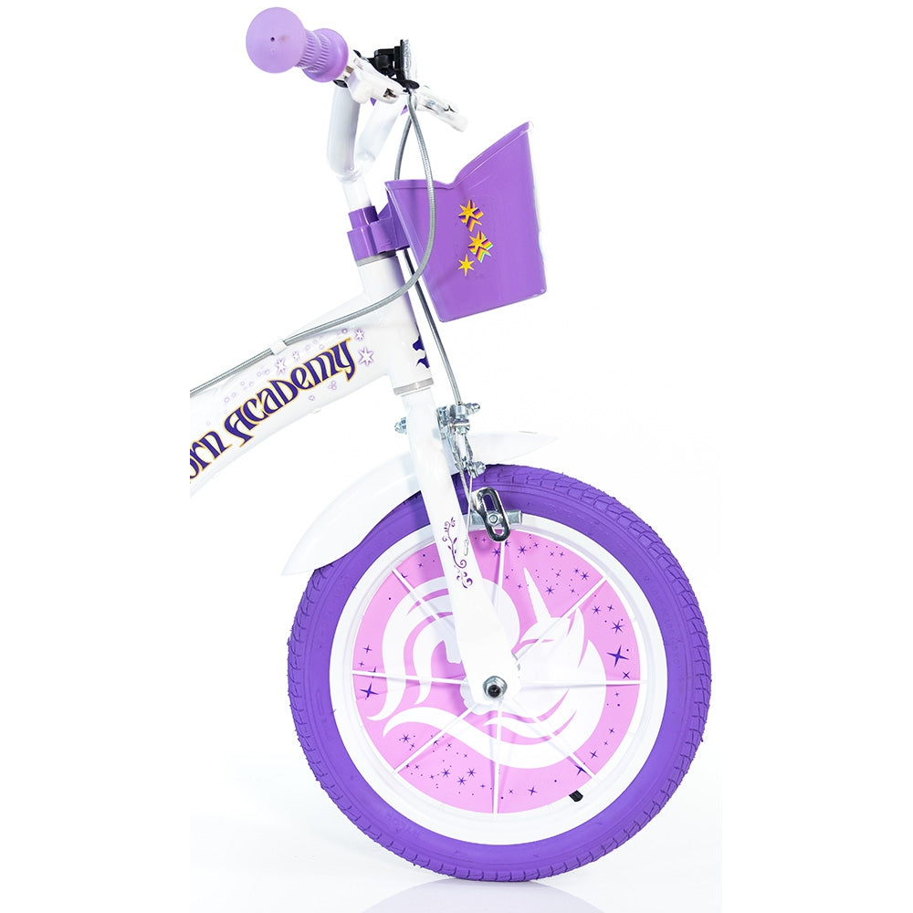 Bicicleta copii Dino Bikes 14' Unicorn Academy - gogobaby.ro