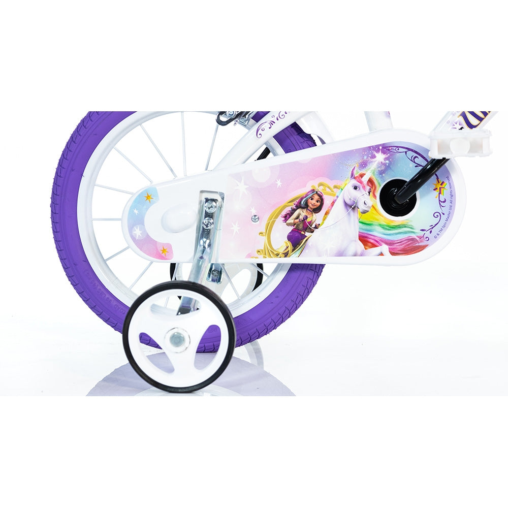 Bicicleta copii Dino Bikes 14' Unicorn Academy - gogobaby.ro