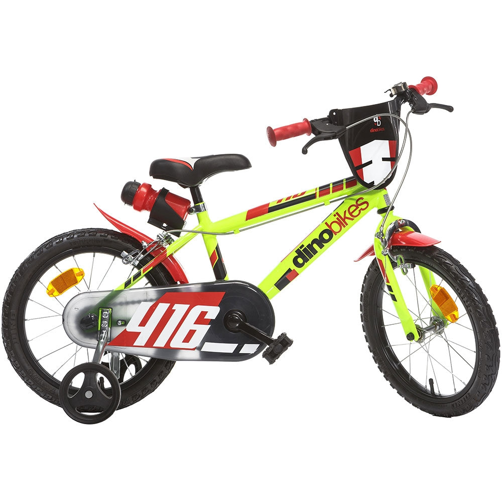 Bicicleta copii Dino Bikes 16' 416 galben - gogobaby.ro