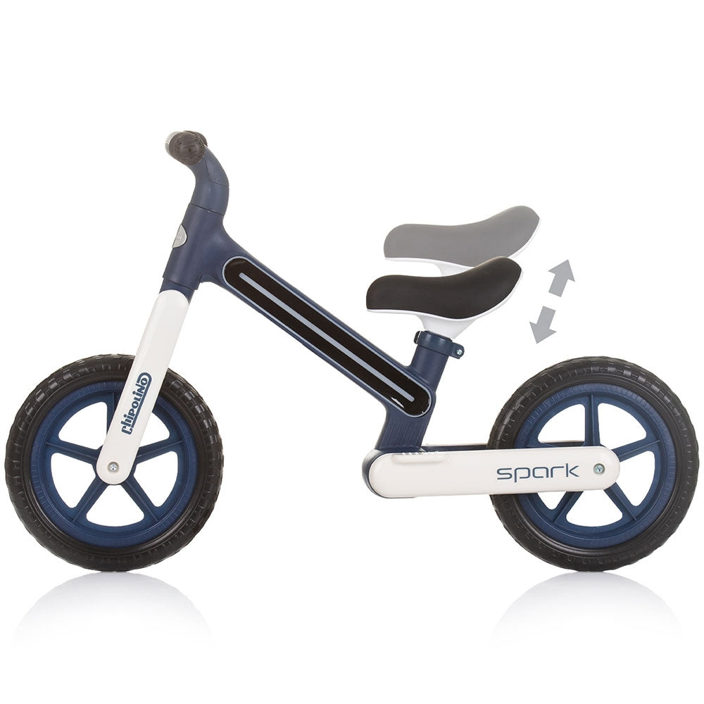 Bicicleta fara pedale Chipolino Spark blue - gogobaby.ro
