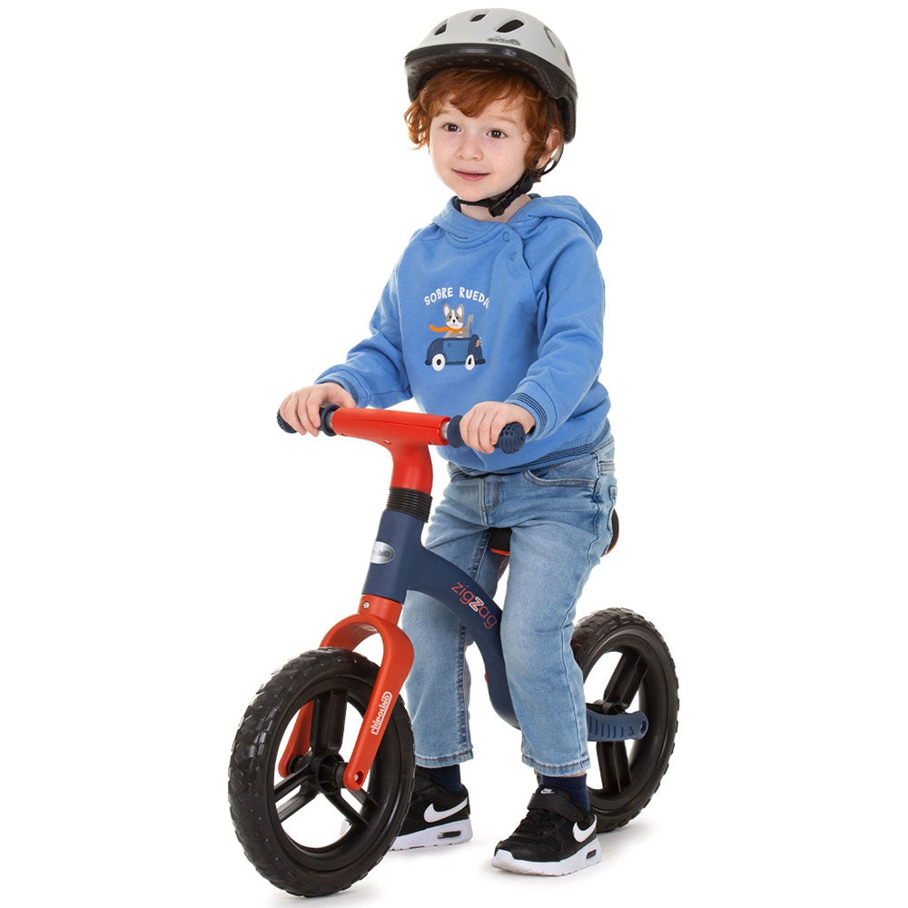 Bicicleta fara pedale Chipolino Zig Zag blue red - gogobaby.ro