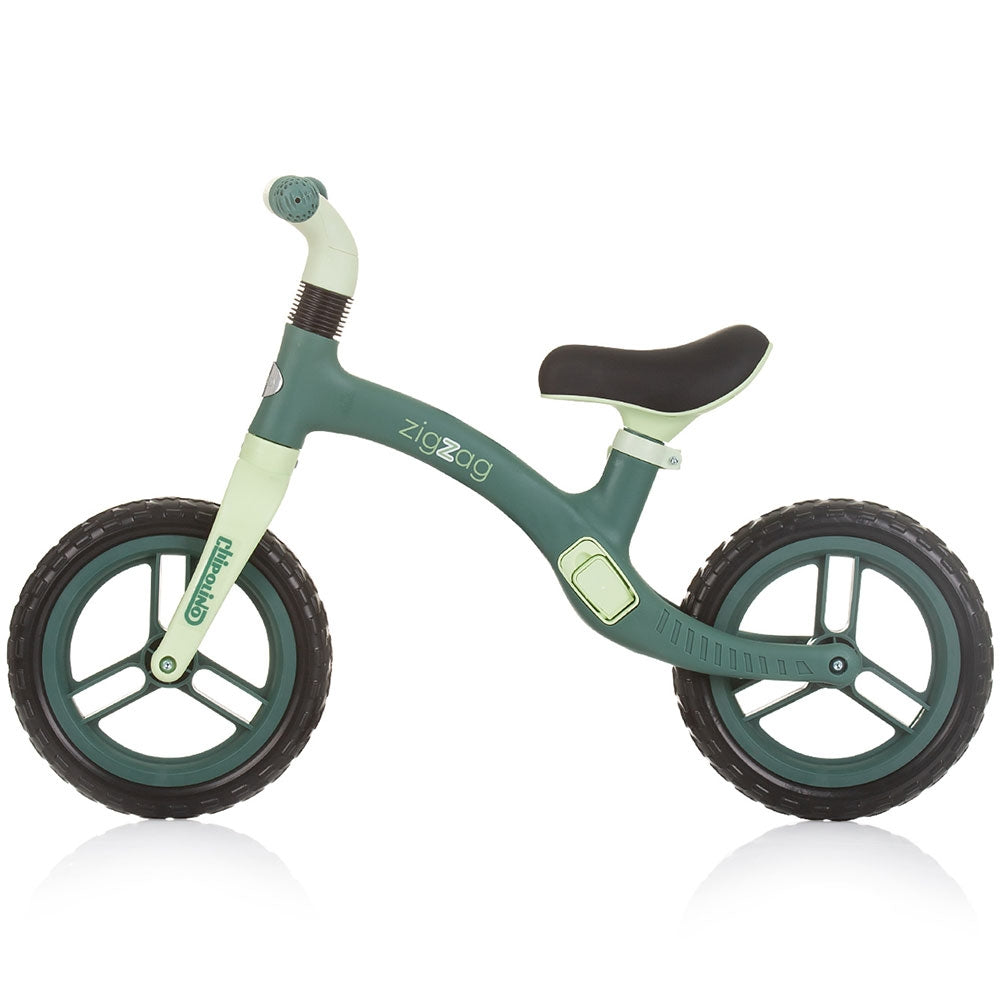 Bicicleta fara pedale Chipolino Zig Zag green - gogobaby.ro