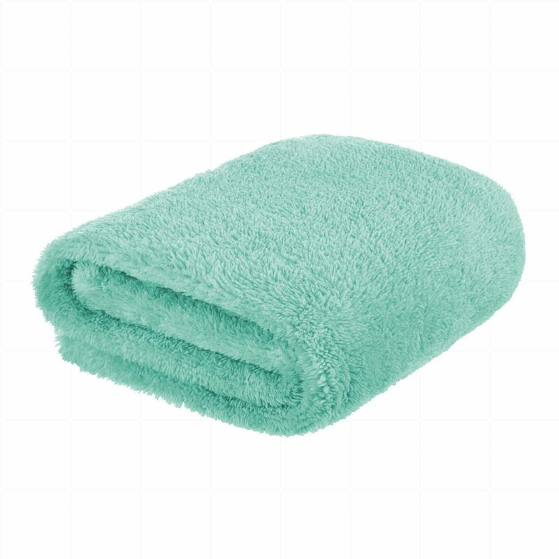 Paturica pufoasa, Bocioland, Pentru copii, Din fleece, Dimensiune mare 80 x 100 cm, Mint - gogobaby.ro