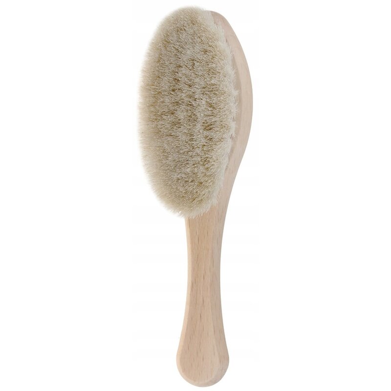Perie de par, Bocioland, Din par natural de capra, Maro - gogobaby.ro
