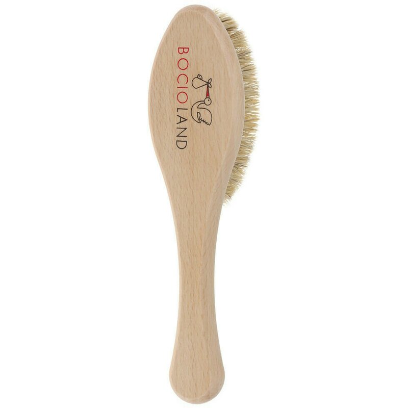 Perie de par, Bocioland, Din par natural, Maro - gogobaby.ro