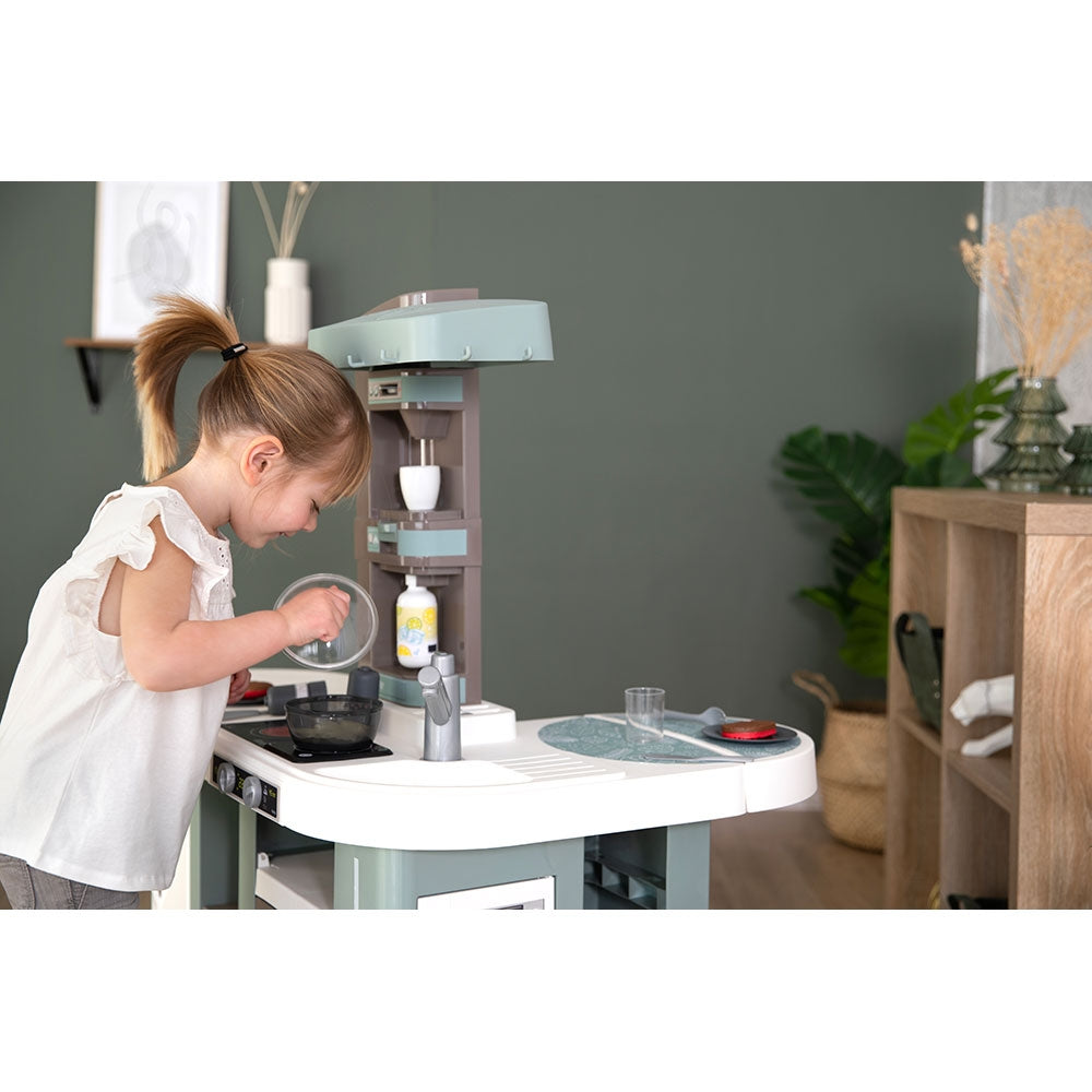 Bucatarie Smoby Tefal Studio XL Bubble albastru cu accesorii - gogobaby.ro