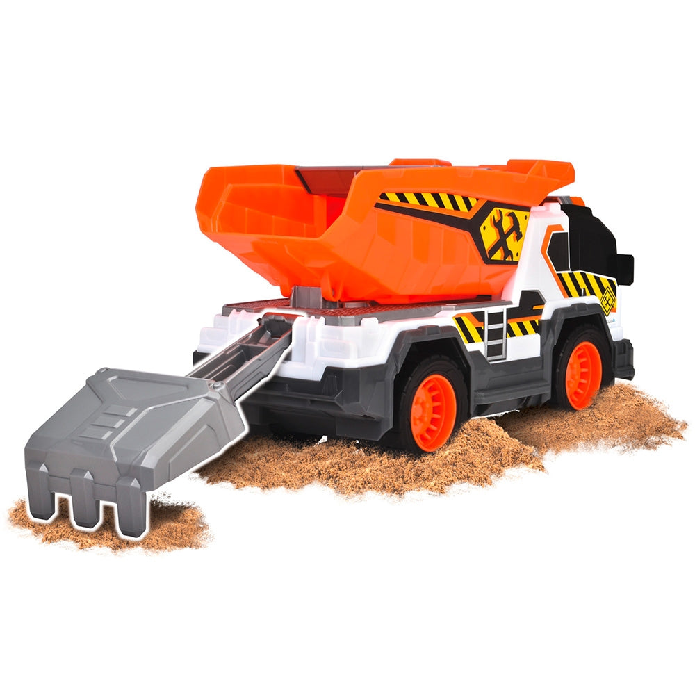 Camion de constructie Dickie Toys Dump Truck 30 cm cu lumini si sunete - gogobaby.ro