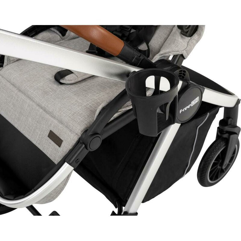 Carucior 3 in 1, FreeON, Joy, Reversibil, Cu cadru din aluminiu, Scoica auto, Husa picioare, Geanta mamici si accesorii, Conform cu standardele europene EN1888-1:2018+A1:2022, Gri - gogobaby.ro