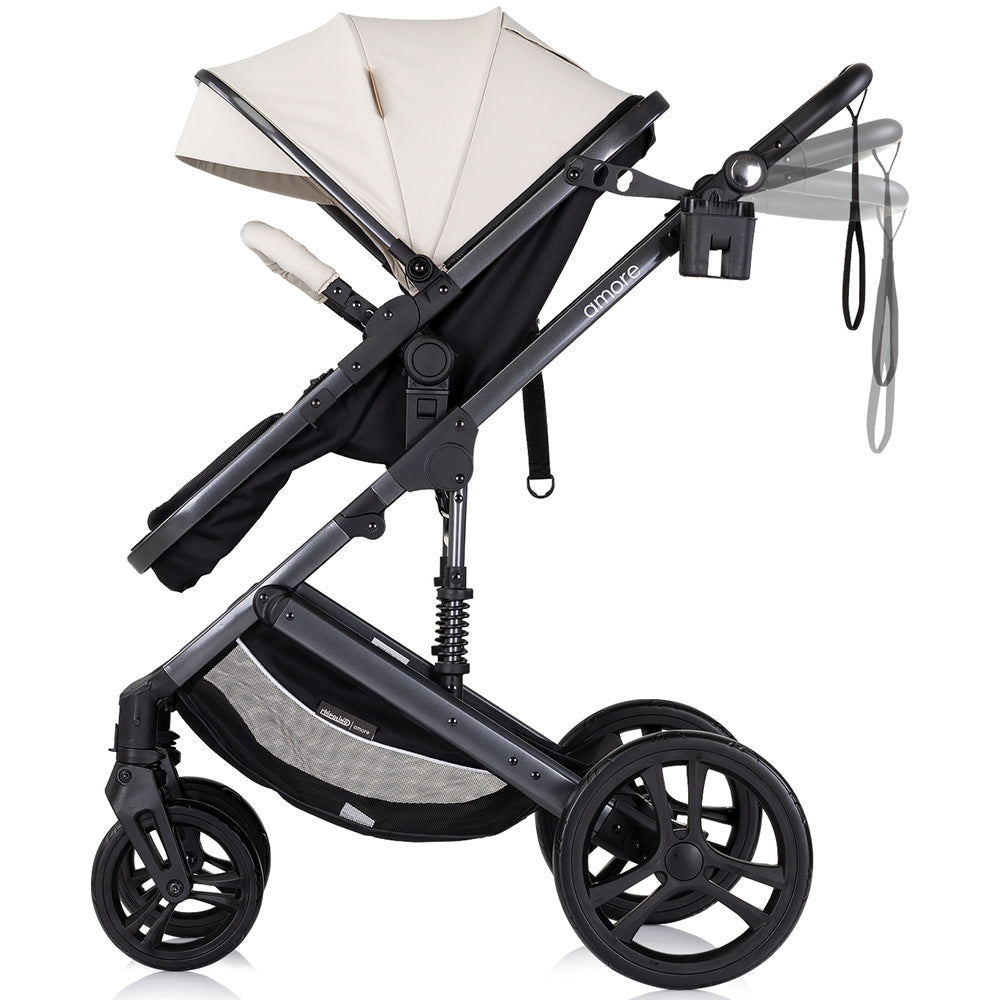 Carucior Chipolino Amore 2 in 1 biscotta - gogobaby.ro