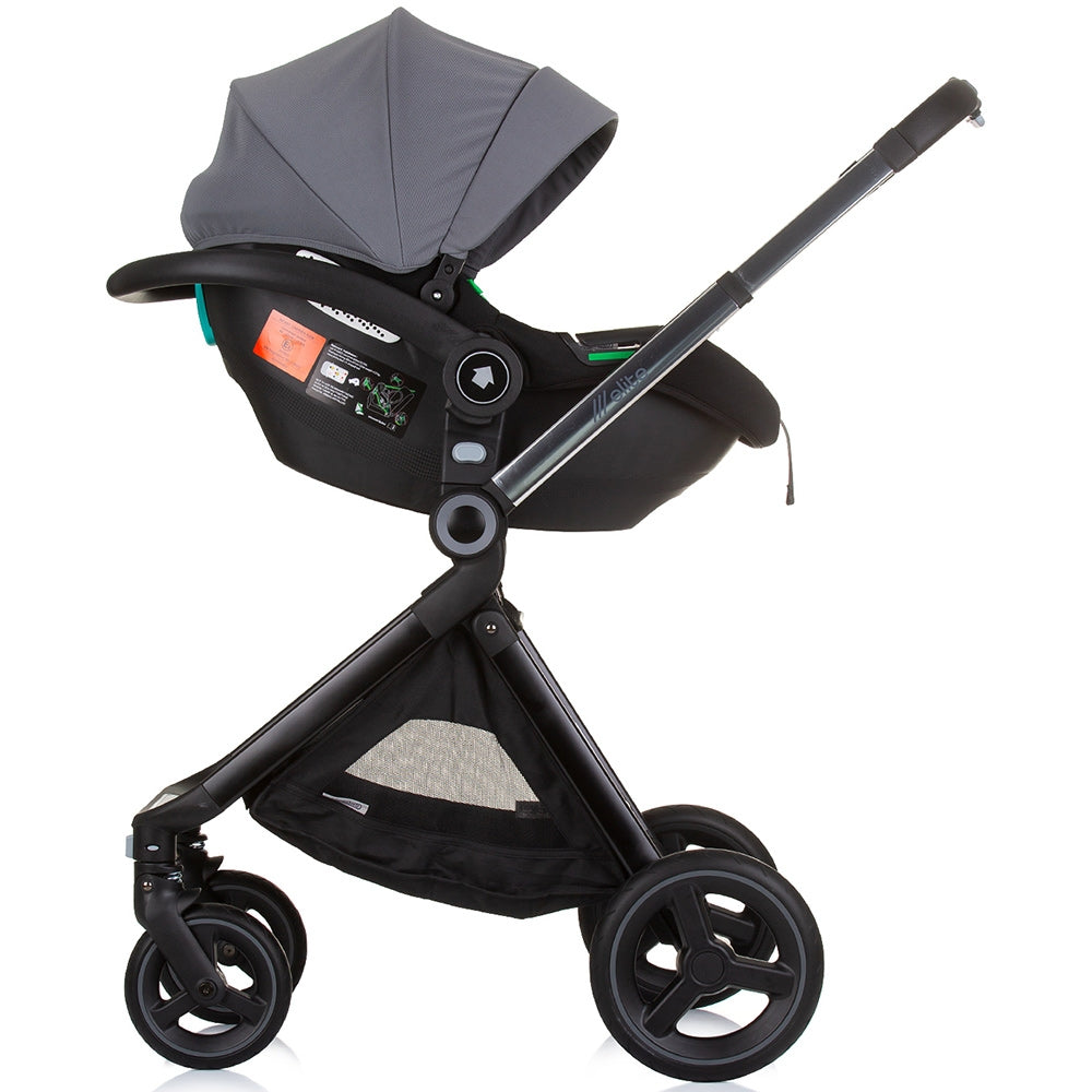 Carucior Chipolino Elite 3 in 1 granite - gogobaby.ro