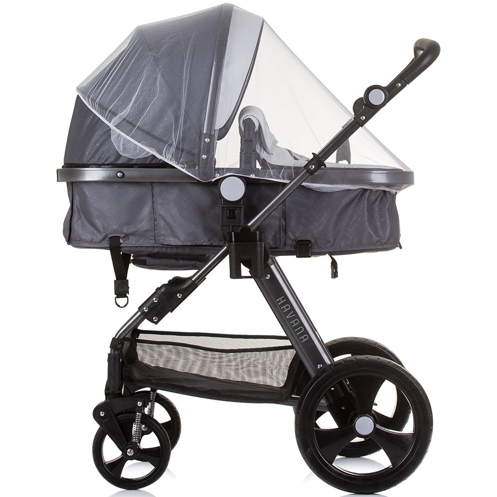 Carucior Chipolino Havana 3 in 1 silver grey - gogobaby.ro