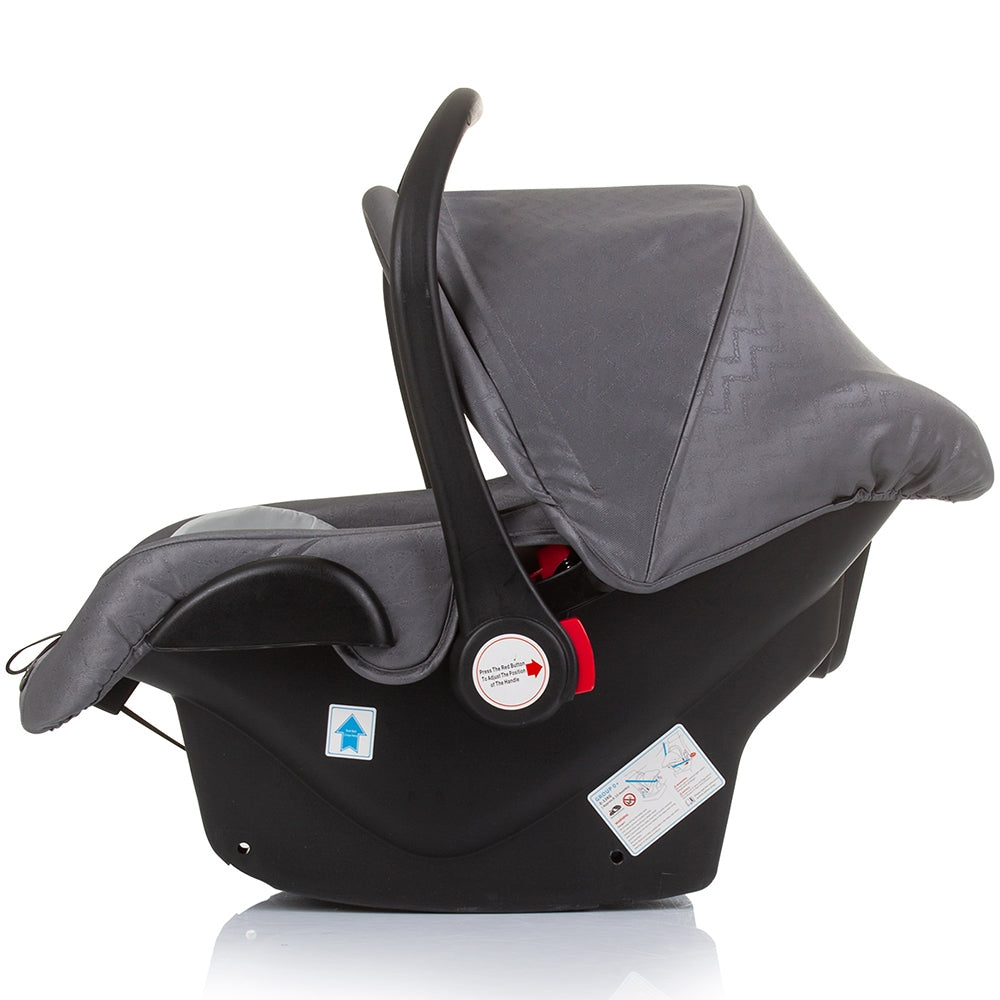 Carucior Chipolino Havana 3 in 1 silver grey - gogobaby.ro