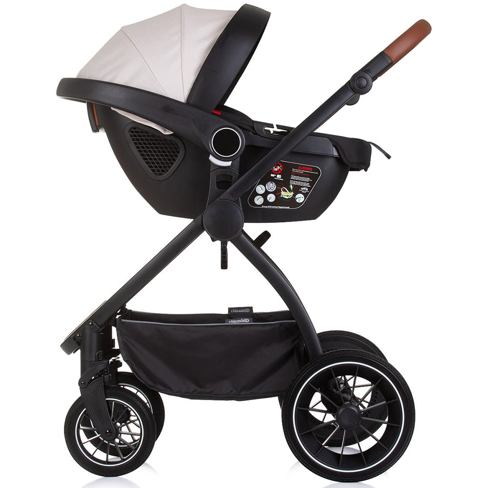 Carucior Chipolino Prestige 3 in 1 biscotta - gogobaby.ro