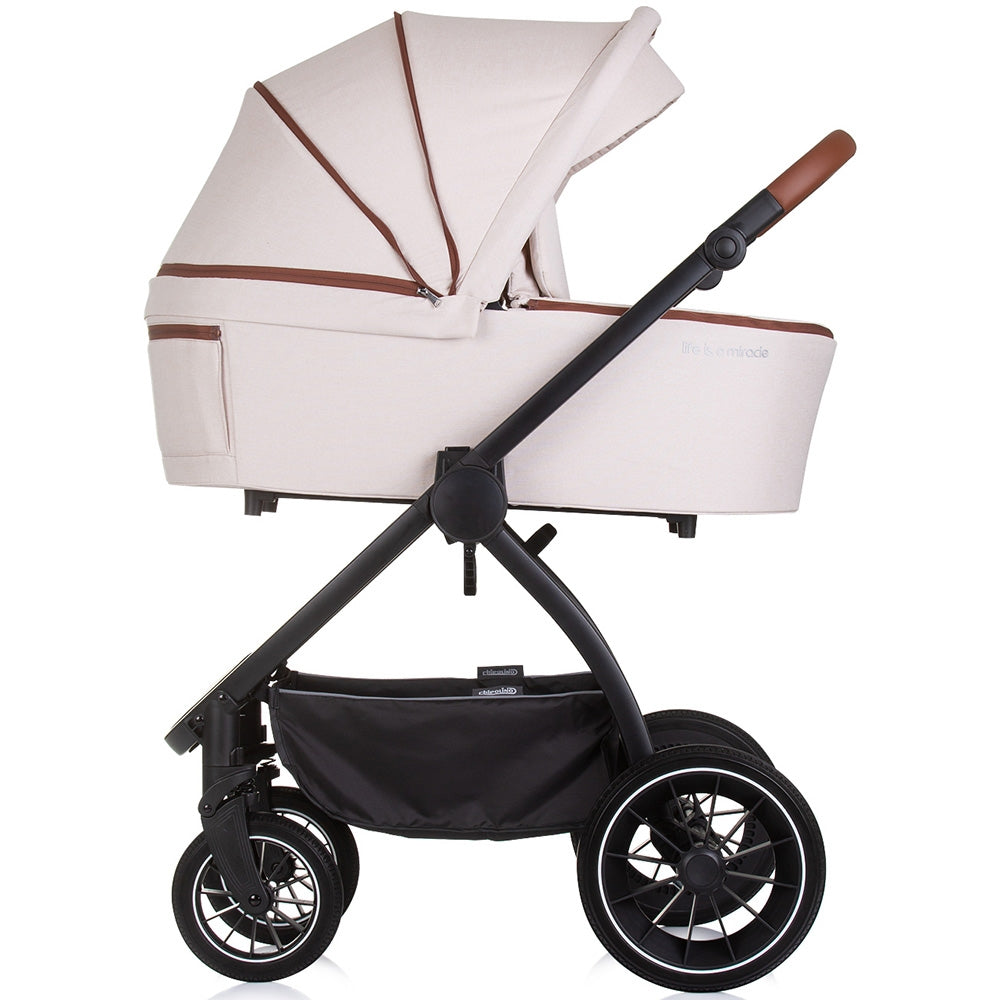 Carucior Chipolino Prestige 3 in 1 biscotta - gogobaby.ro