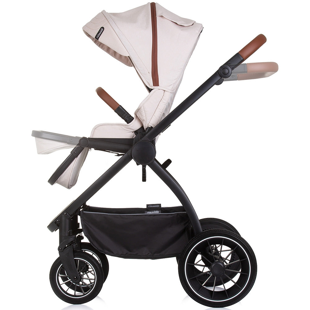 Carucior Chipolino Prestige 3 in 1 biscotta - gogobaby.ro
