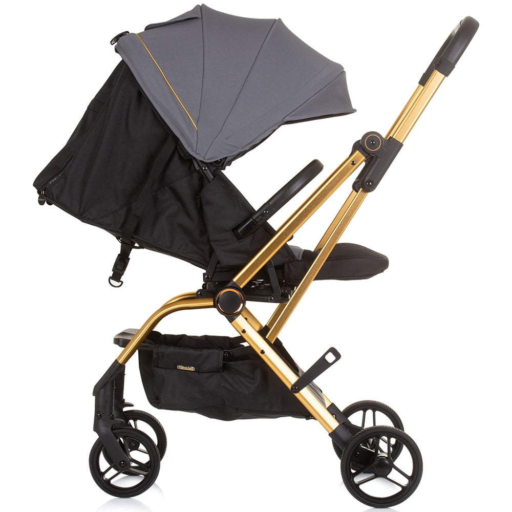 Carucior Chipolino Twister granite cu sezut rotativ - gogobaby.ro