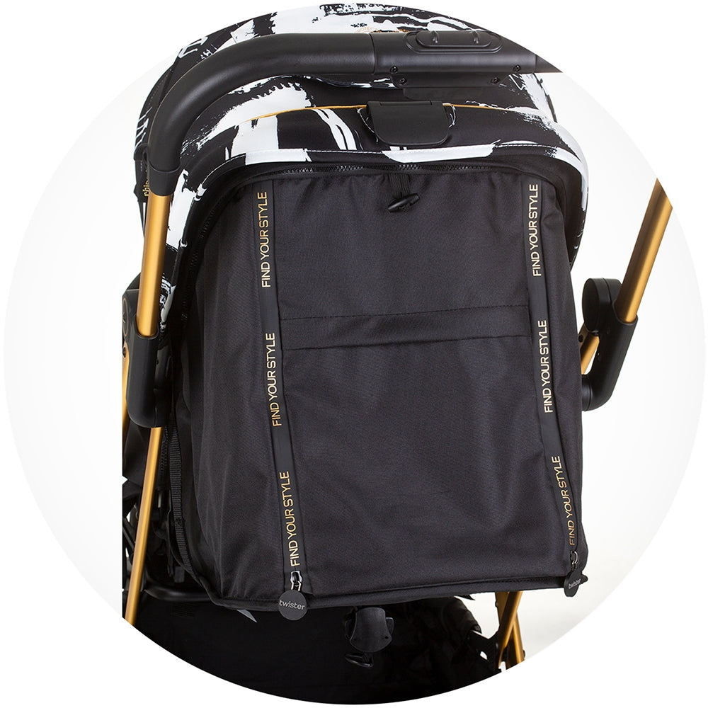 Carucior Chipolino Twister ink art cu sezut rotativ - gogobaby.ro