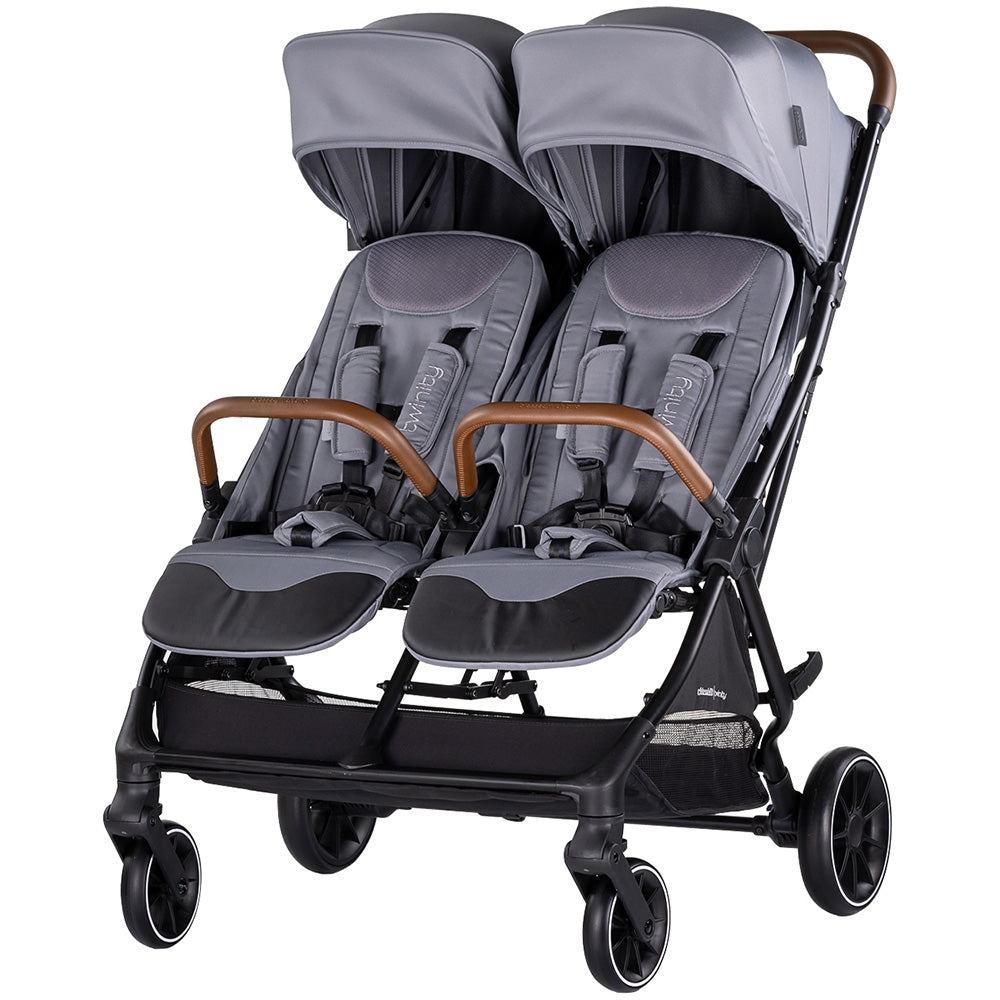 Carucior gemeni Chipolino Twinity cloud - gogobaby.ro