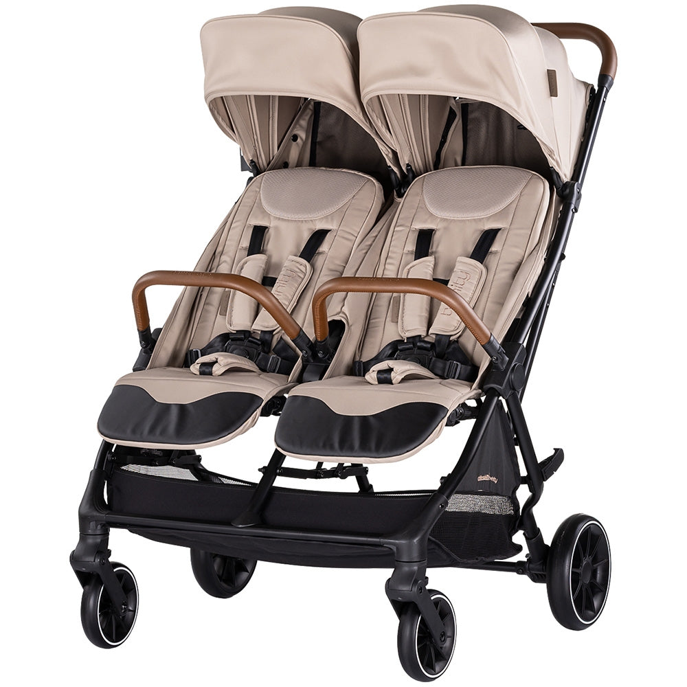 Carucior gemeni Chipolino Twinity tiramisu - gogobaby.ro