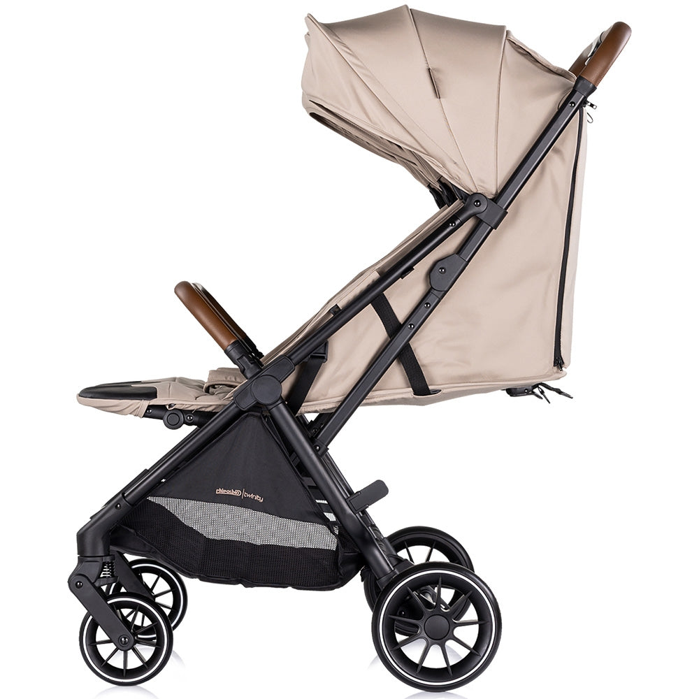 Carucior gemeni Chipolino Twinity tiramisu - gogobaby.ro