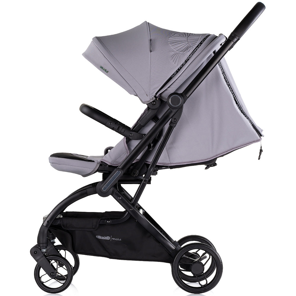 Carucior sport Chipolino Revolut cu sezut rotativ cloud grey - gogobaby.ro