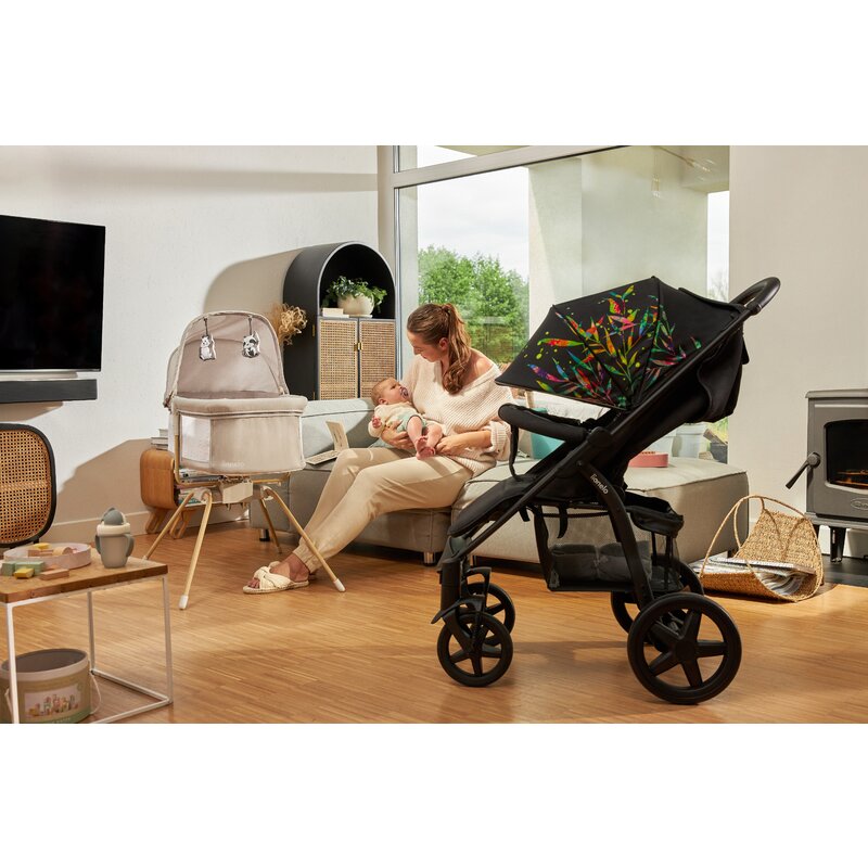 Carucior sport, Lionelo, Annet Plus, De la nastere, Cu accesorii si capotina XXL reglabila, 0 - 22 Kg, Conform cu standardele europene de securitate EN1888-1 si EN1888-2, Bej - gogobaby.ro