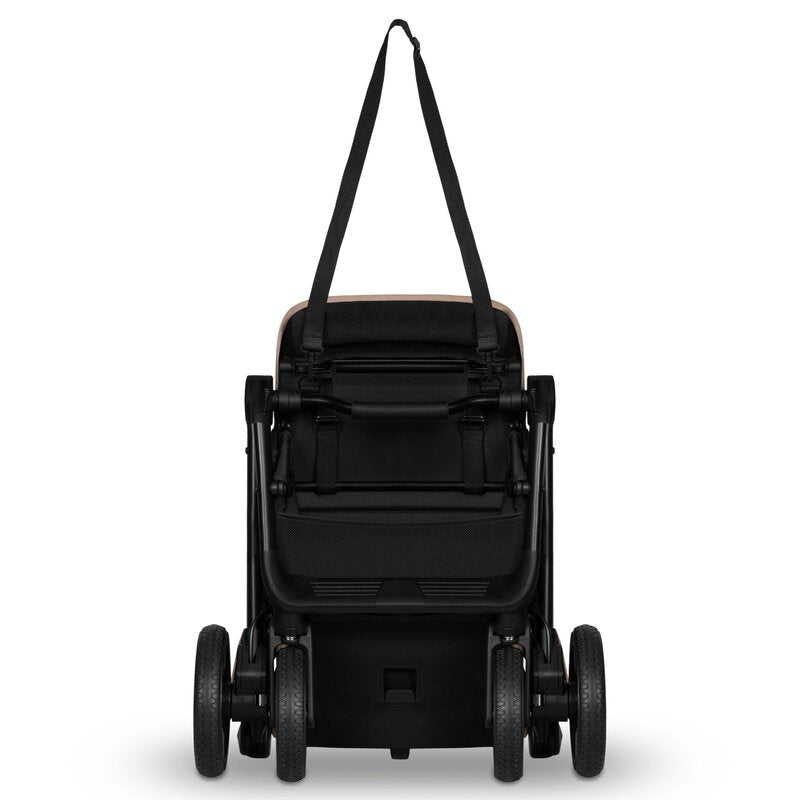 Carucior sport, Lionelo, Cloe, Cu accesorii, Cadru din aluminiu, Pana la 22 kg, Usor, Pliere compacta pentru avion, cu o singura mana, Ideal pentru toate tipurile de suprafete, 6 luni+, Bej - gogobaby.ro