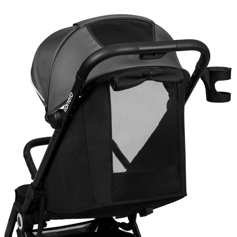 Carucior sport, Lionelo, Cloe, Cu accesorii, Cadru din aluminiu, Pana la 22 kg, Usor, Pliere compacta pentru avion, cu o singura mana, Ideal pentru toate tipurile de suprafete, 6 luni+, Gri - gogobaby.ro