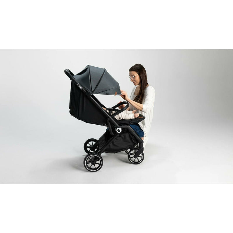 Carucior sport, Lionelo, Cloe, Cu accesorii, Cadru din aluminiu, Pana la 22 kg, Usor, Pliere compacta pentru avion, cu o singura mana, Ideal pentru toate tipurile de suprafete, 6 luni+, Verde Smarald - gogobaby.ro