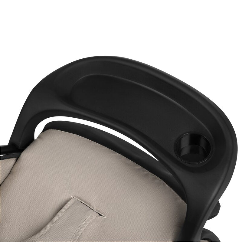 Carucior sport, Lionelo, Emma Plus, Cu tavita, 2 Suporturi pentru pahar, Geanta accesorii, Conform cu standardul european de securitate EN1888-1, Bej - gogobaby.ro
