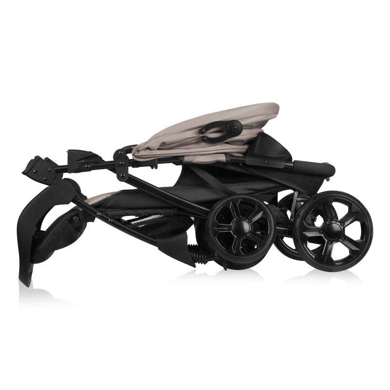 Carucior sport, Lionelo, Emma Plus, Cu tavita, 2 Suporturi pentru pahar, Geanta accesorii, Conform cu standardul european de securitate EN1888-1, Bej - gogobaby.ro