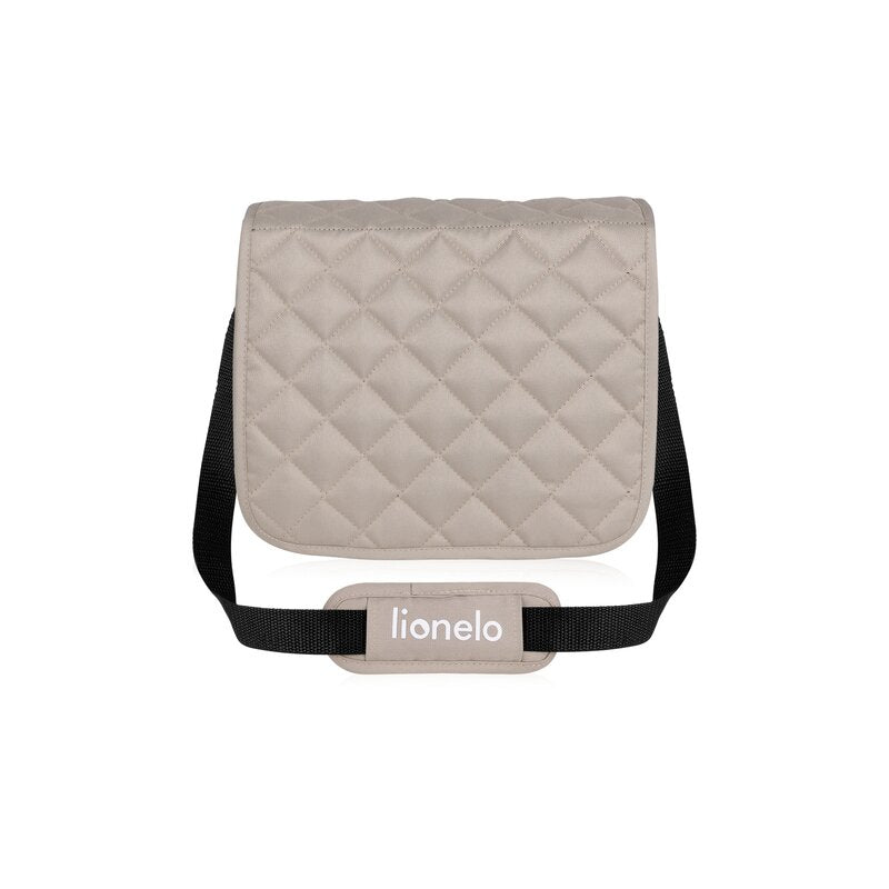 Carucior sport, Lionelo, Emma Plus, Cu tavita, 2 Suporturi pentru pahar, Geanta accesorii, Conform cu standardul european de securitate EN1888-1, Bej - gogobaby.ro