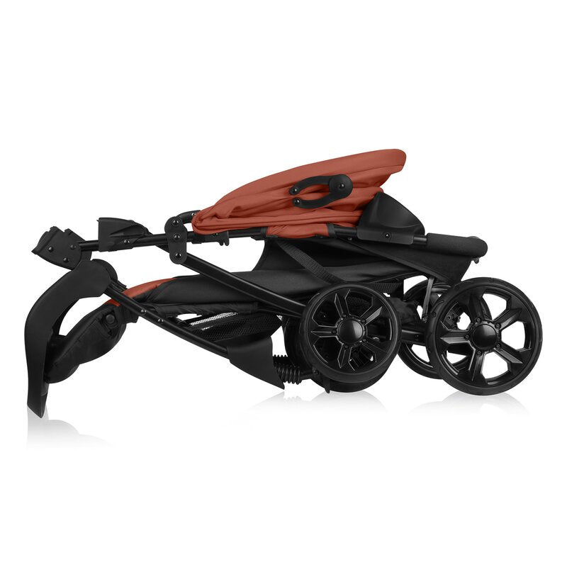 Carucior sport, Lionelo, Emma Plus, Cu tavita, 2 Suporturi pentru pahar, Geanta accesorii, Conform cu standardul european de securitate EN1888-1, Roz - gogobaby.ro