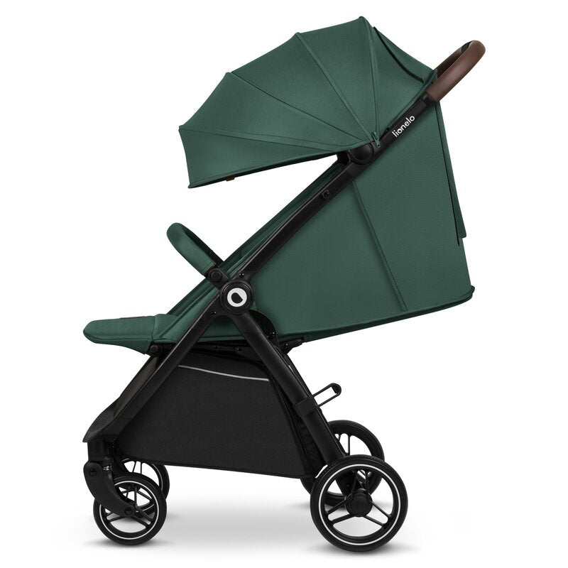 Carucior sport, Lionelo, Ingrid, Capotina impermeabila cu filtru UPF50+, Pana la 22 Kg, Spatar reglabil in 3 pozitii, Include suport pahar si plasa de tantari, Sistem pentru pliere automata, 6 luni+, Verde - gogobaby.ro