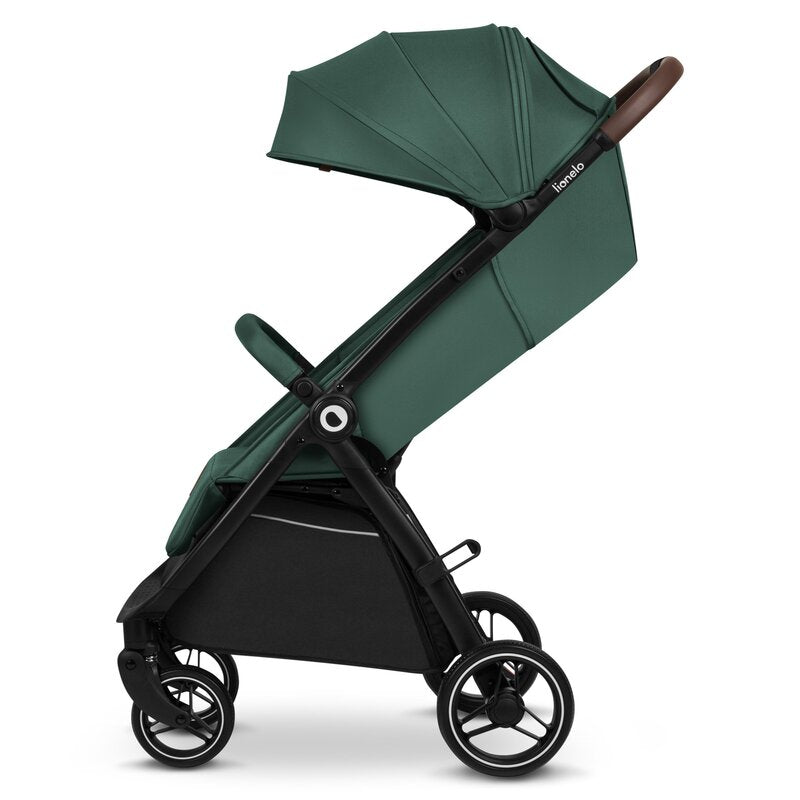 Carucior sport, Lionelo, Ingrid, Capotina impermeabila cu filtru UPF50+, Pana la 22 Kg, Spatar reglabil in 3 pozitii, Include suport pahar si plasa de tantari, Sistem pentru pliere automata, 6 luni+, Verde - gogobaby.ro