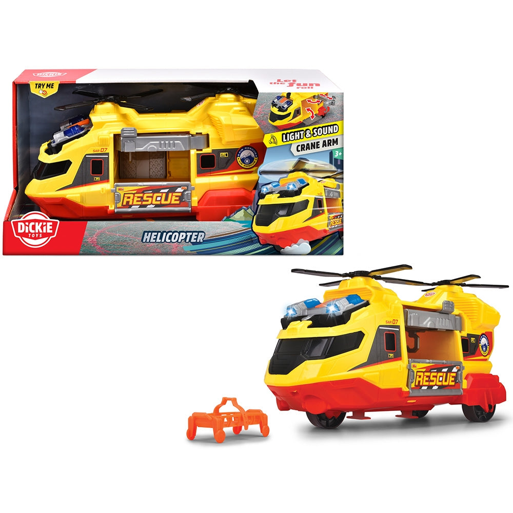 Elicopter Dickie Toys Helicopter 30 cm cu lumini si sunete - gogobaby.ro