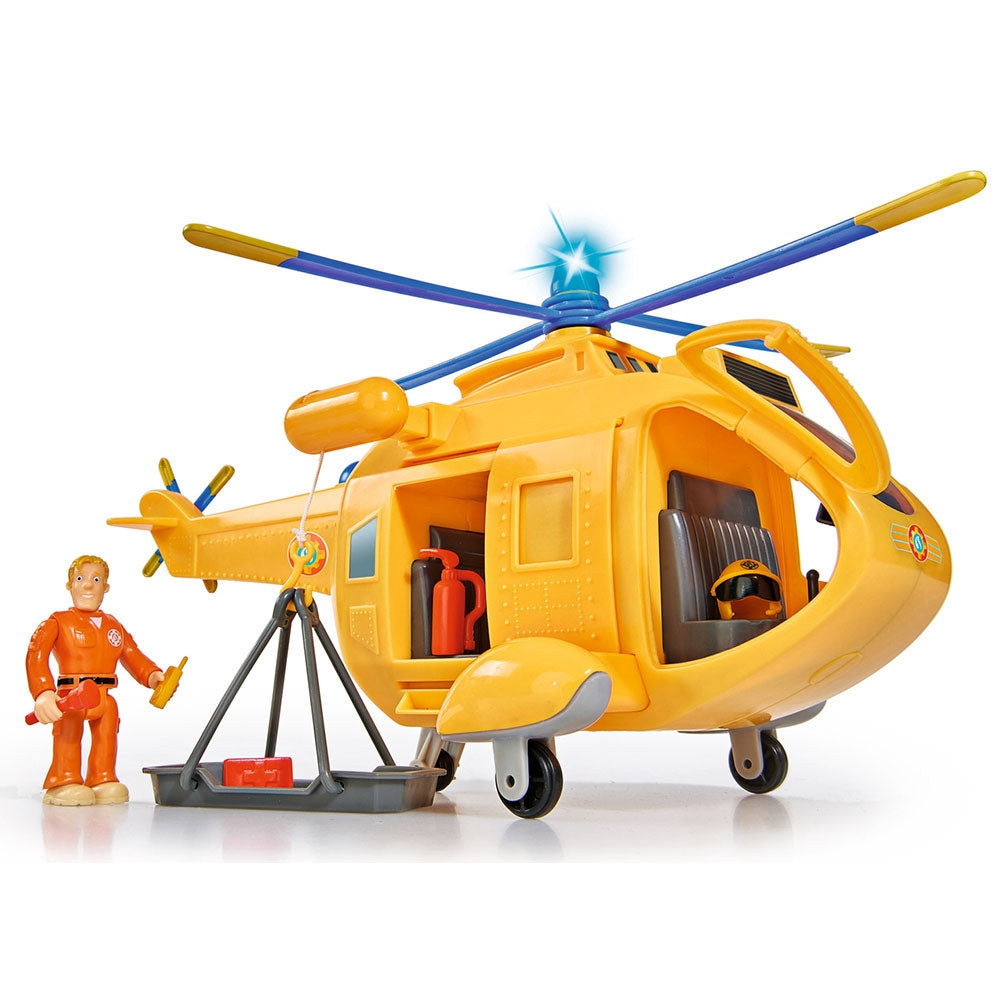 Elicopter Simba Fireman Sam Wallaby II cu figurina si accesorii - gogobaby.ro