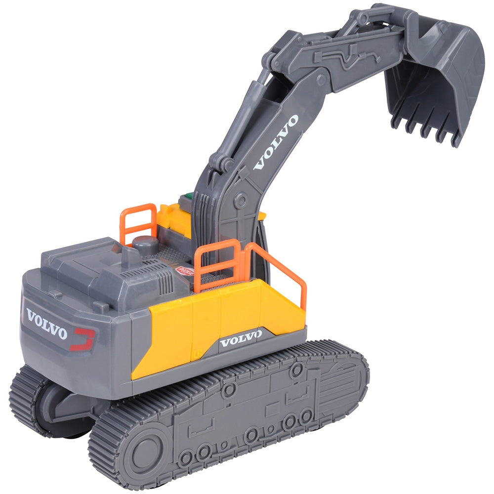Excavator Dickie Toys Volvo Tracked Excavator 23 cm cu lumini si sunete - gogobaby.ro