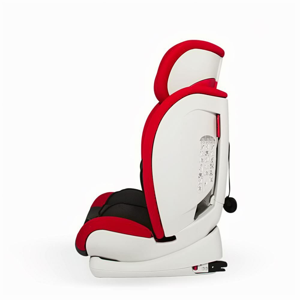 Scaun auto cu Isofix grupa 9-36 kg COCCOLLE Vela-Fix rosu - gogobaby.ro
