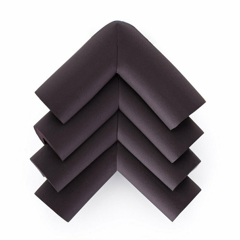 Set protectIi, Feedo, Pentru colturi ascutite, Absorbtie a socurilor, Din spuma, Cu adeziv, 5 x 5 x 2 cm, 4 bucati, Maro - gogobaby.ro