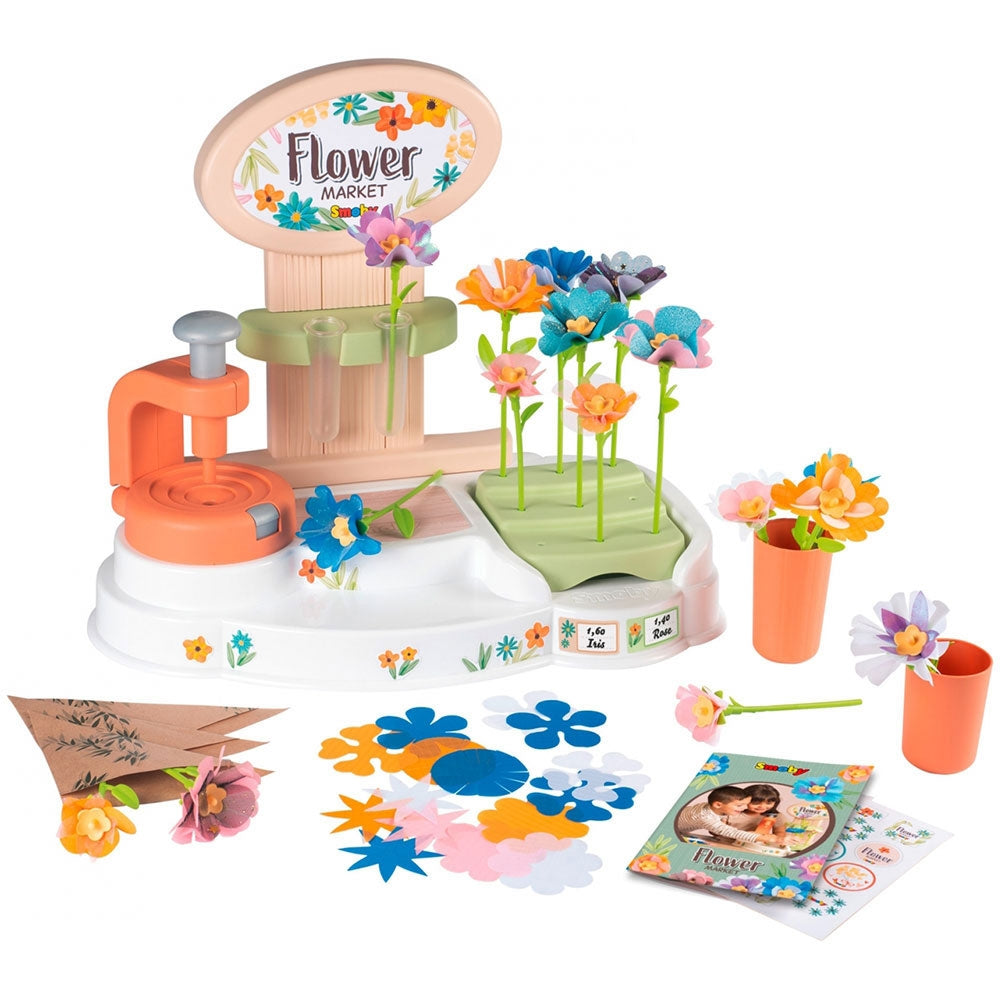 Florarie pentru copii Smoby Flower Market cu accesorii - gogobaby.ro