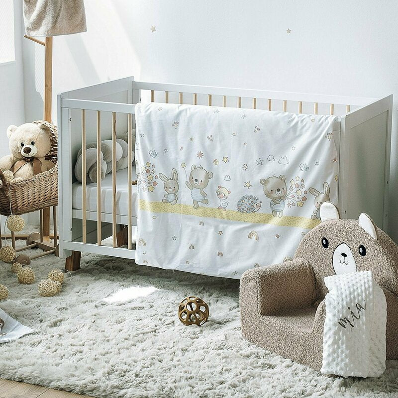 Fotoliu din burete, Bubaba, Cozy Teddy, Pentru copii, 9 luni-5 ani, Brown - gogobaby.ro