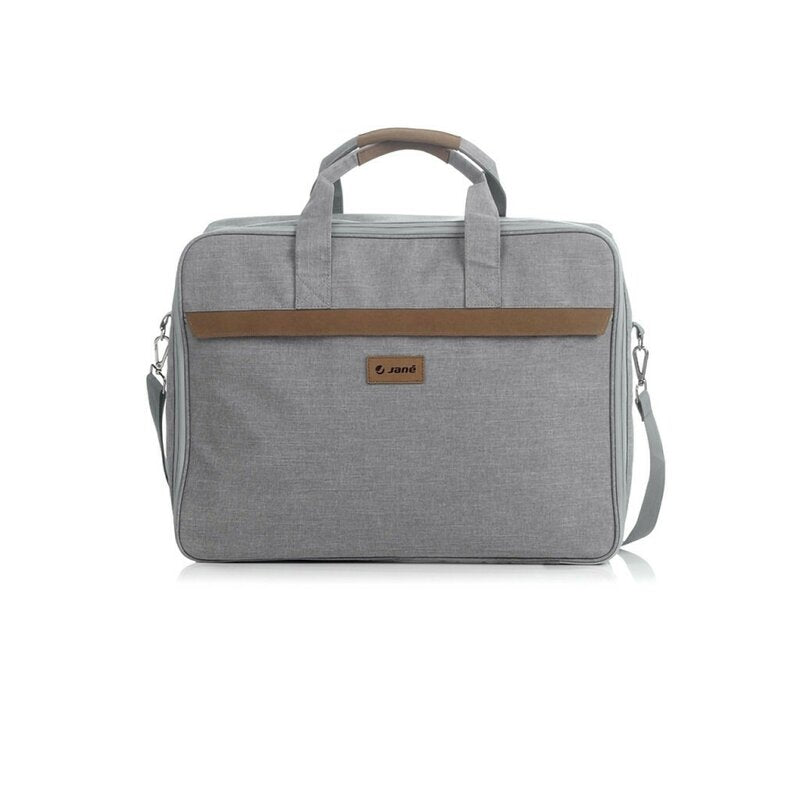 Geanta de voiaj spital, Jane, Cu compartiment impermeabil 41 x 50 x 7 cm, Dim Grey - gogobaby.ro