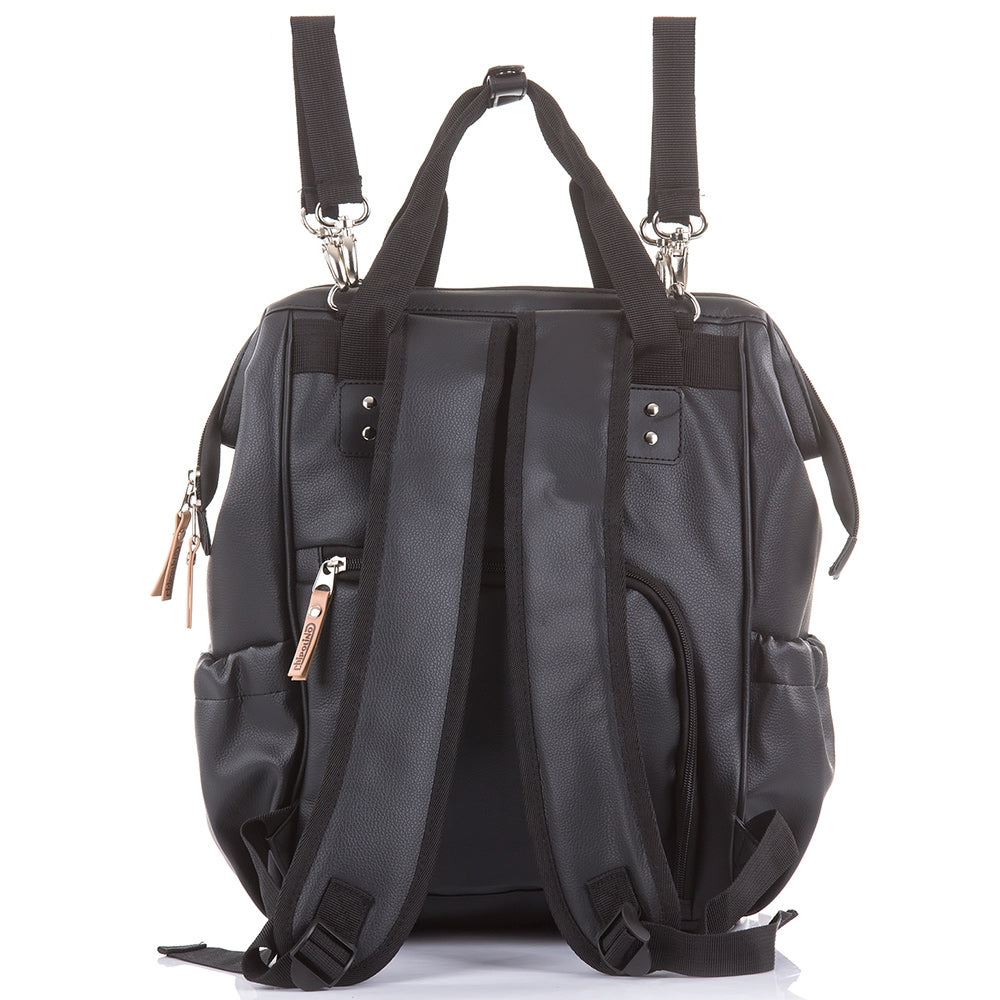 Gentuta de infasat Chipolino black leather - gogobaby.ro