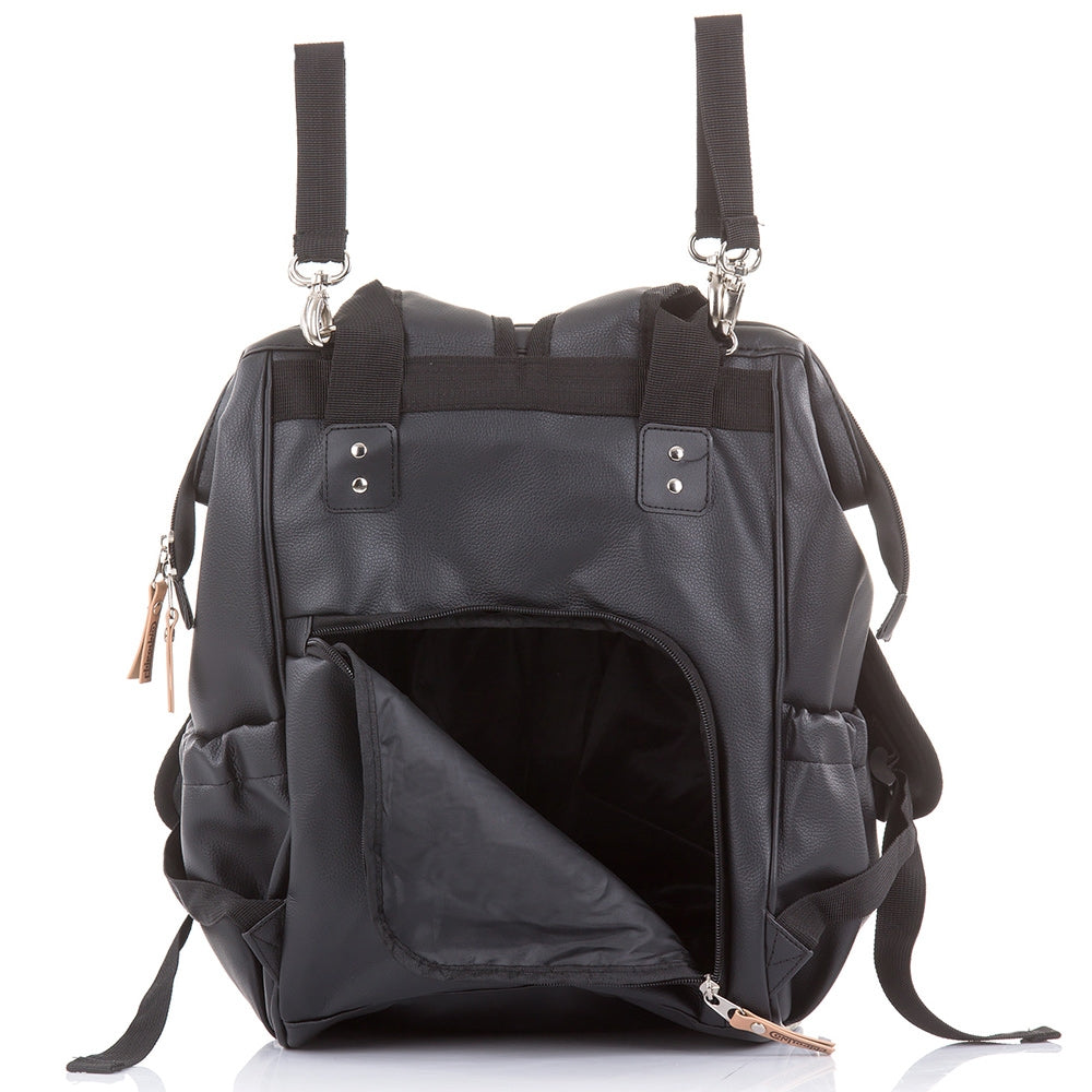 Gentuta de infasat Chipolino black leather - gogobaby.ro