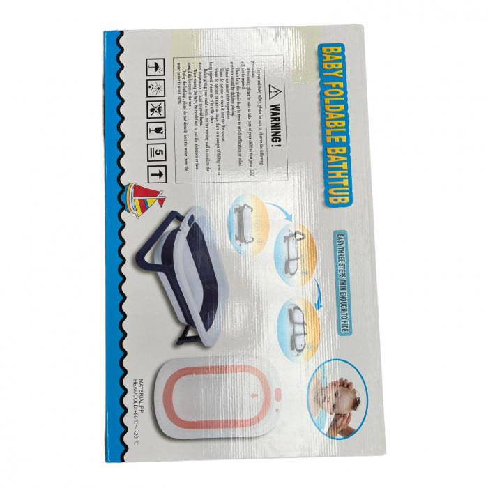 Cadita de baie pentru bebelusi pliabila cu supapa de scurgere, roz - gogobaby.ro