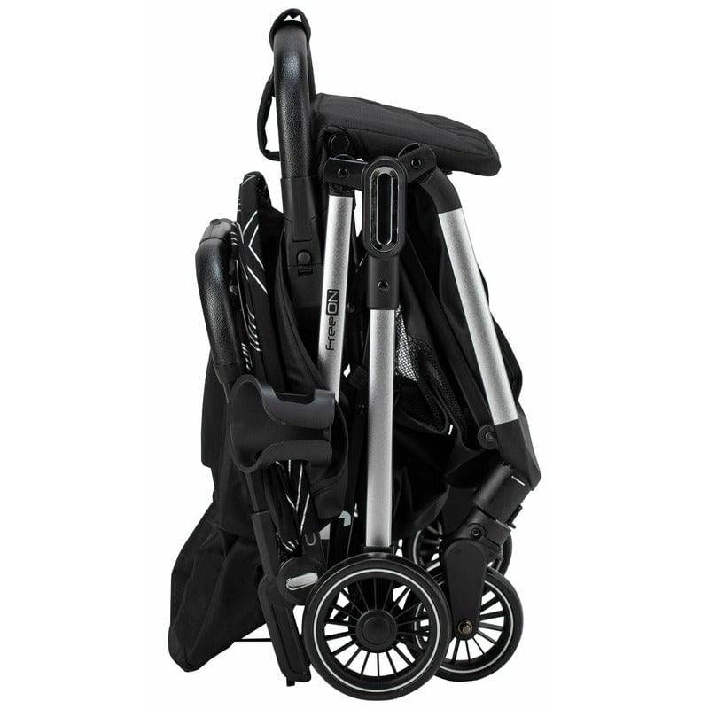 Carucior sport, FreeON, Unique, Pliabil automat, Spatar reglabil, Suport pentru sticla, 6.6 Kg, Conform cu standardul european de securitate EN 1888-2:2018, Silver - gogobaby.ro