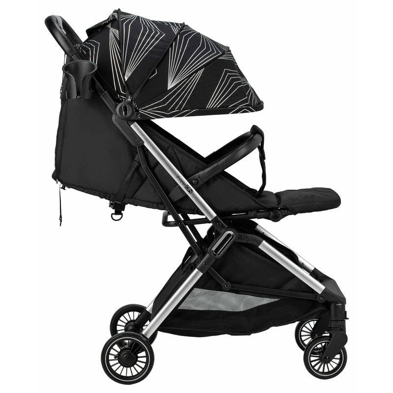 Carucior sport, FreeON, Unique, Pliabil automat, Spatar reglabil, Suport pentru sticla, 6.6 Kg, Conform cu standardul european de securitate EN 1888-2:2018, Silver - gogobaby.ro